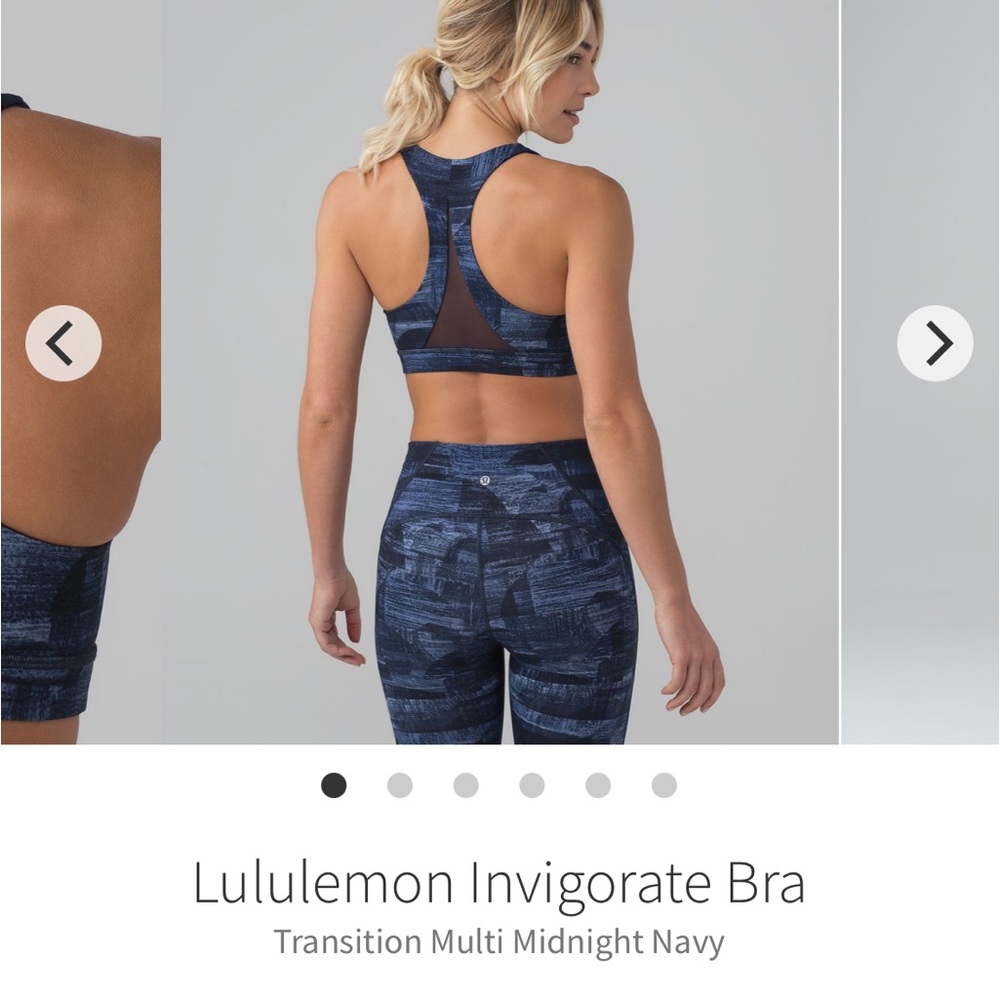 97. Lululemon Invigorated Bra, Sz 8
